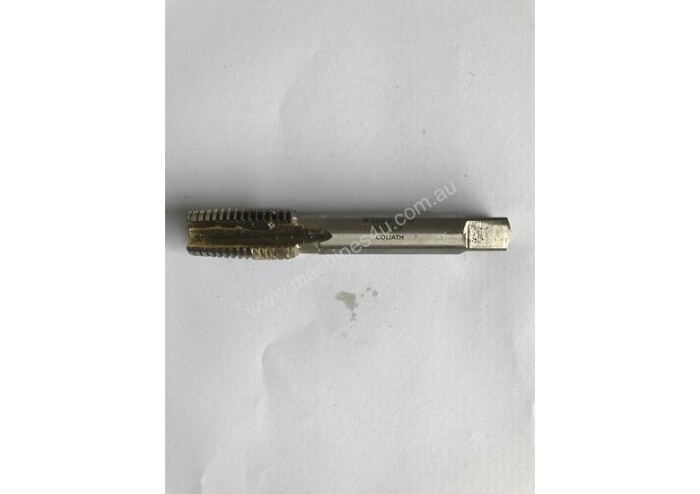 New goliath Goliath Hand Tap M22 x 2 5 HSS Taper Metal Thread Cutting