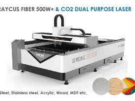 LF1325LC Combination 500W+ fiber and CO2, Metal/non-metal - Delivery/installation included! - picture0' - Click to enlarge