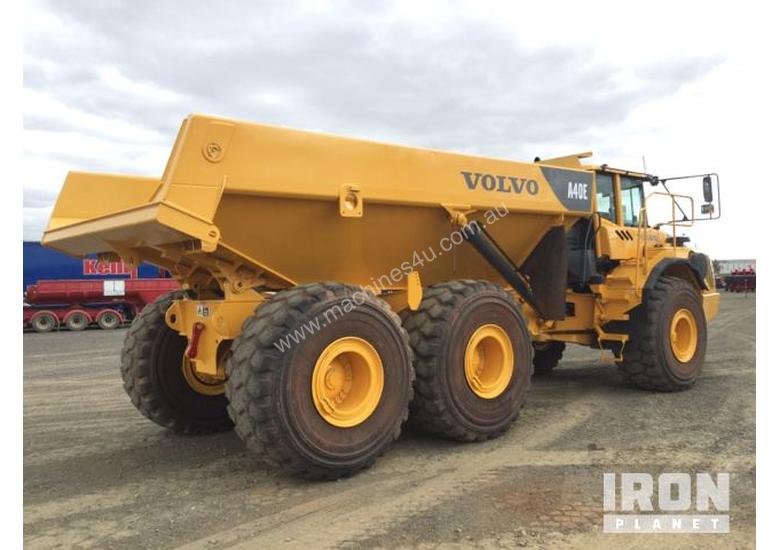 caption 2008 Volvo A40E Articulated Dump Truck