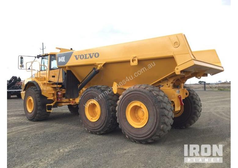 caption 2008 Volvo A40E Articulated Dump Truck
