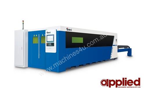 Yawei HLX-1530 8kW High Speed Fiber Laser. In stock. Ready for sale and delivery. 