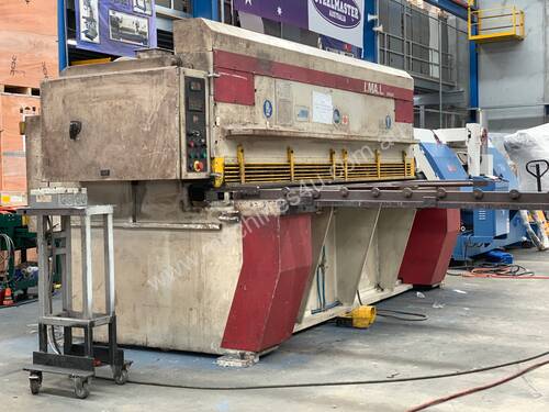 Just Traded - IMAL 3050mm x 6.5mm Variable Rake Hydraulic Guillotine with Rear Sheet Supports 