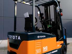 Toyota Business Class 2.0 Tonne 3 Wheel Counterbalance Battery Electric Container Forklift - Sydney. - picture0' - Click to enlarge