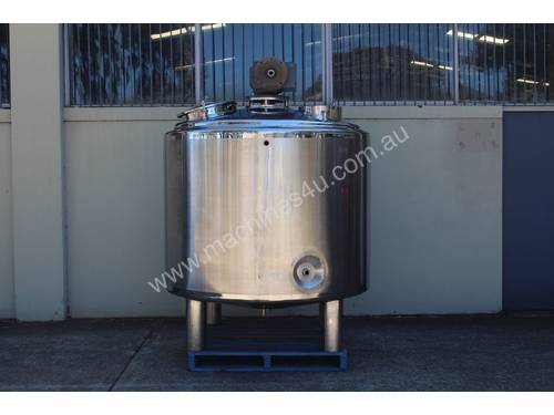 Dimple Jacketed Mixing Tank
