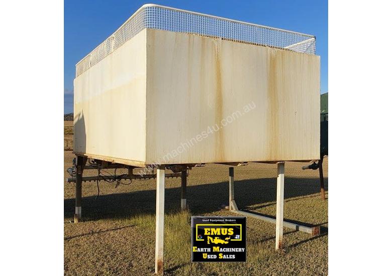 caption 14,500ltr Steel Slide in Water Tank. TS492