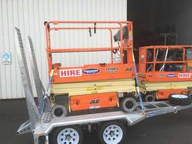 JLG Scissor Lift hire on Trailers - picture0' - Click to enlarge