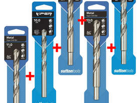 Sutton Tools Drill Bits Set. 10.0mm, 11.0mm, 11.5mm, 12.0mm, 13.0mm - picture0' - Click to enlarge