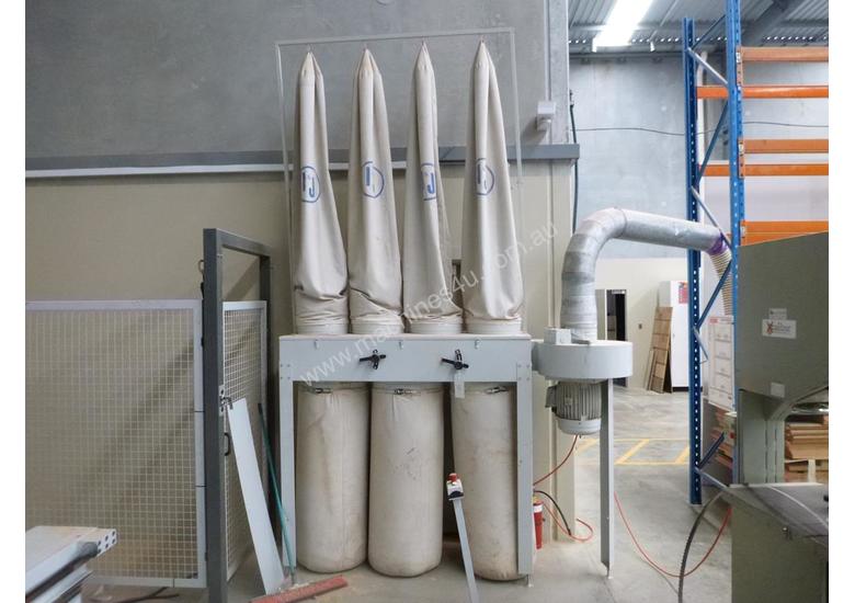caption 2004 Rapid CT-30410HP 3 Phase 3 Bag Dust Extractor