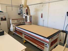 CNC flatbed nesting 2400 X 1200. Great 'starter'unit. With extraction and software included - picture0' - Click to enlarge