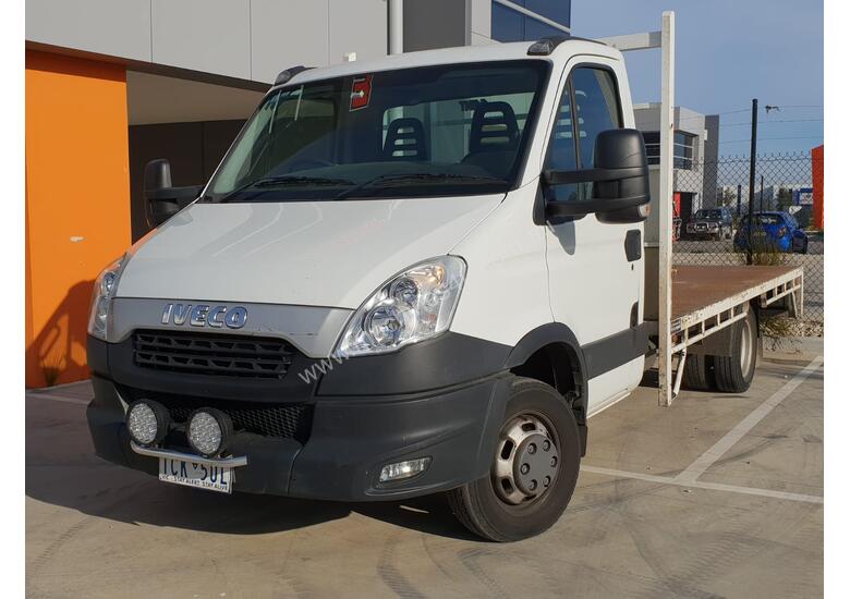 caption 2014 Iveco 45C17 Daily Light Truck with Steel Tray