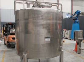 Stainless Steel Mixing Tank (Vertical), Capacity: 5,000Lt - picture0' - Click to enlarge