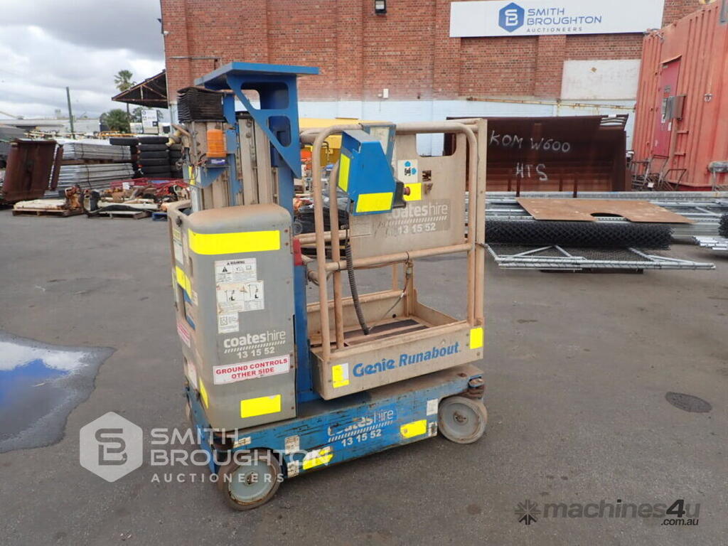 Used 2010 GENIE RUNABOUT GR15 VERTICAL MAST LIFT Personnel Lifts in