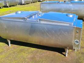 STAINLESS STEEL TANK, MILK VAT 970 LT - picture0' - Click to enlarge
