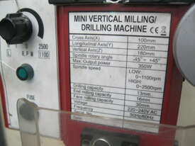 Mini Mill Drill Tilting Head SIEG X2 240 volt - picture2' - Click to enlarge