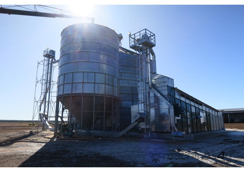 caption ALVAN BLANCH Continuous Double Flow Grain Dryer - Barley, Wheat, Oats, Canola & Pulse Grains