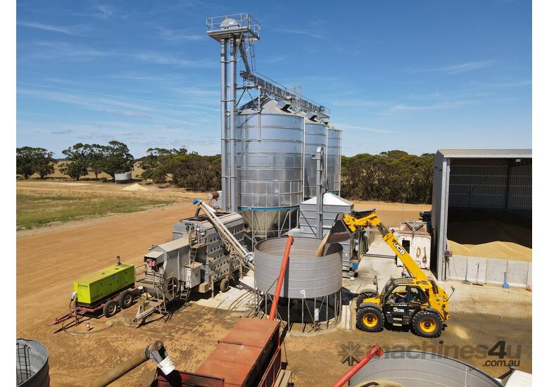caption ALVAN BLANCH Continuous Double Flow Grain Dryer - Barley, Wheat, Oats, Canola & Pulse Grains