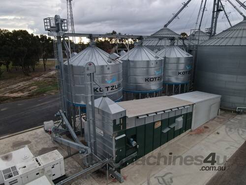 caption ALVAN BLANCH Continuous Double Flow Grain Dryer - Barley, Wheat, Oats, Canola & Pulse Grains