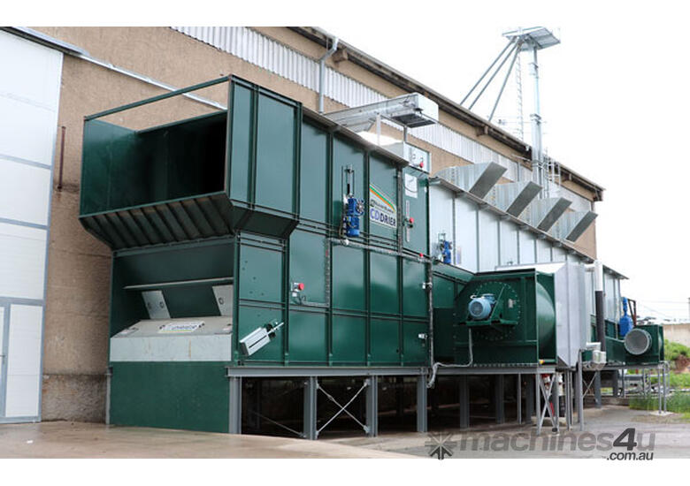 caption ALVAN BLANCH Bulk Material Conveyor Dryer - biomass, woodchip, bagasse, grasses
