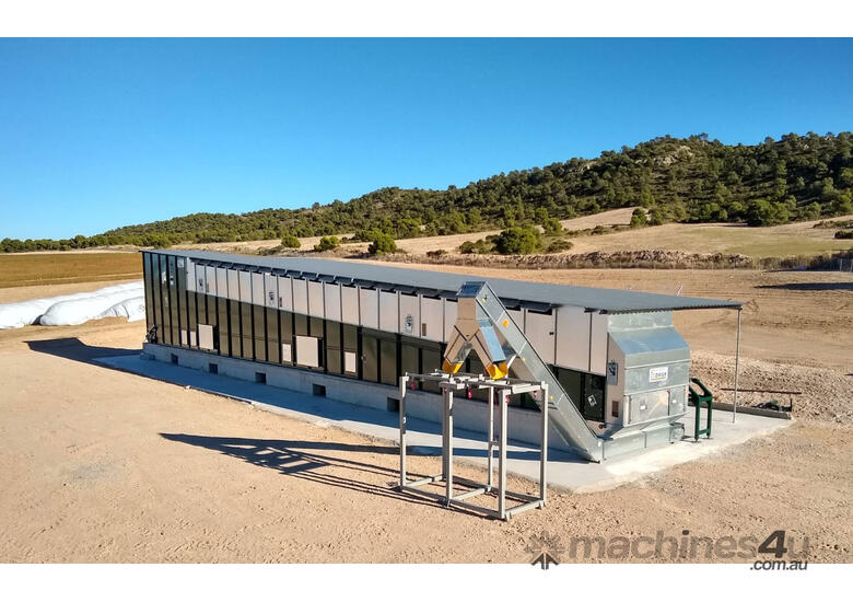 caption ALVAN BLANCH Bulk Material Conveyor Dryer - biomass, woodchip, bagasse, grasses