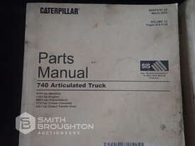 CATERPILLAR 740 ARTICULATED TRUCK SERVICE & PARTS MANUALS - picture0' - Click to enlarge