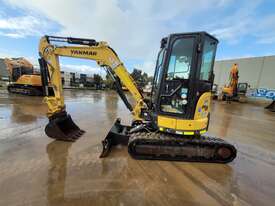 USED 2019 YANMAR VIO35-6 EXCAVATOR WITH A/C CAB, FULL CIVIL SPEC AND LOW 920 HRS - picture0' - Click to enlarge