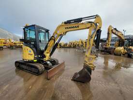 USED 2019 YANMAR VIO35-6 EXCAVATOR WITH A/C CAB, FULL CIVIL SPEC AND LOW 920 HRS - picture1' - Click to enlarge