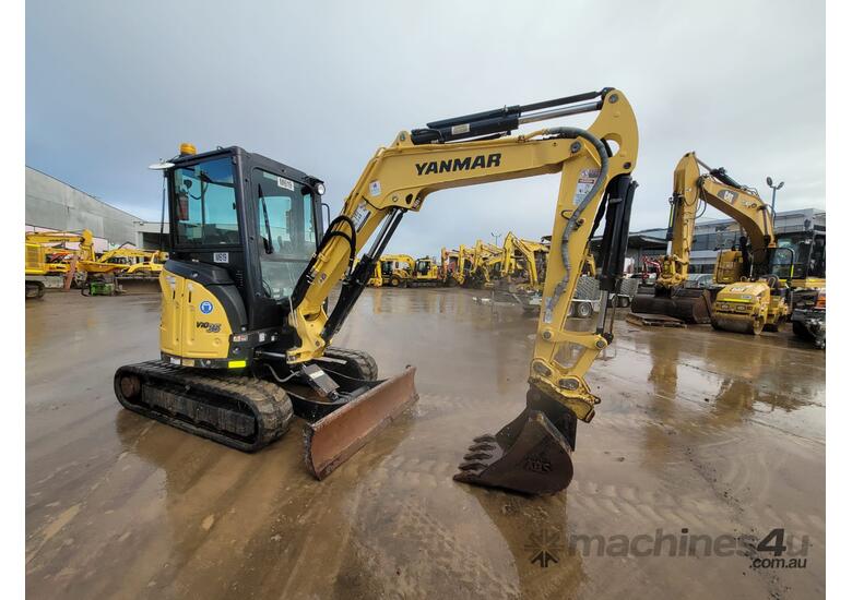 Used 2019 Yanmar USED 2019 YANMAR VIO356 EXCAVATOR WITH A C CAB FULL