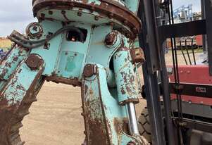 Rotating hydraulic 3 finger grapple