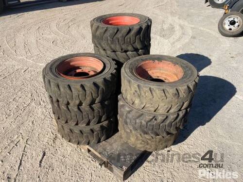 Haulmax BKT Pallet Of 8-Stud 10-16.5 Pneumatic Machine Tyres