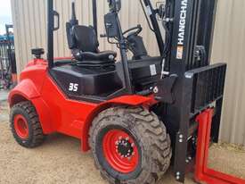 New Hangcha 3.5T Diesel All Terrain Forklift - picture0' - Click to enlarge