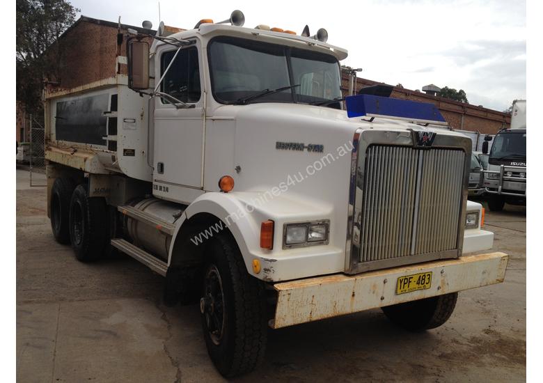 caption 05/00 WESTERN STAR 4864F 6X4 STEEL TIPPER