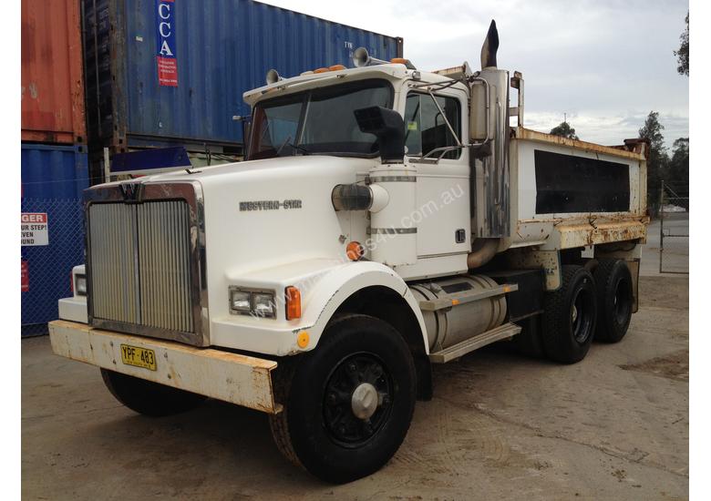 caption 05/00 WESTERN STAR 4864F 6X4 STEEL TIPPER