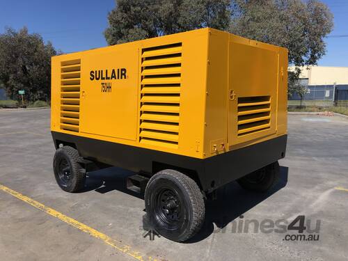 Sullair 750HA DWQ-CAT - 750cfm twin pressure - 100psi - 175psi Diesel Air Compressor, Aftercooled.