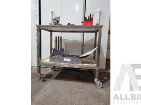 Stainless Steel and Particle Board Workbench - picture0' - Click to enlarge