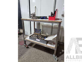 Stainless Steel and Particle Board Workbench - picture0' - Click to enlarge