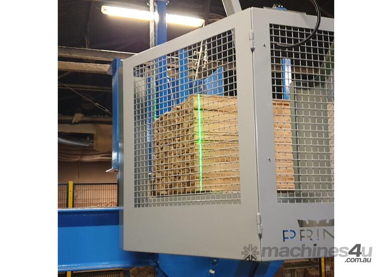 caption Prinz MOBILCUT TOP LINE Cross Cut Saw Stationary Machine with Arch Guiding Frame