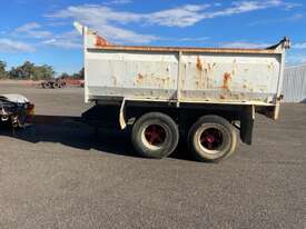 Trailer Pig Trailer Bogie 2 way tail gate 8ft draw bar 1TKI350 SN1476 - picture0' - Click to enlarge