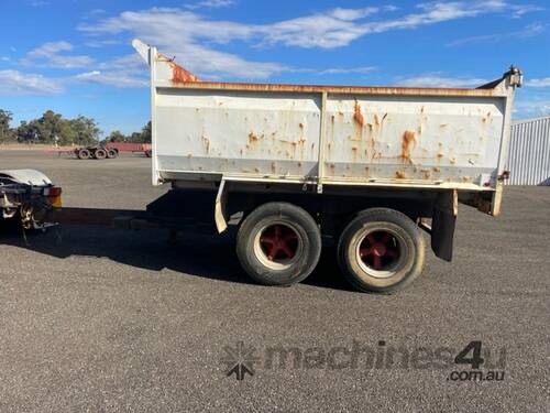 Trailer Pig Trailer Bogie 2 way tail gate 8ft draw bar 1TKI350 SN1476