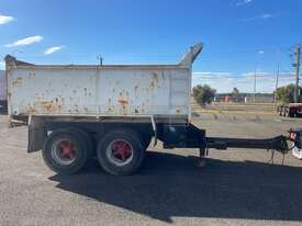 Trailer Pig Trailer Bogie 2 way tail gate 8ft draw bar 1TKI350 SN1476 - picture1' - Click to enlarge