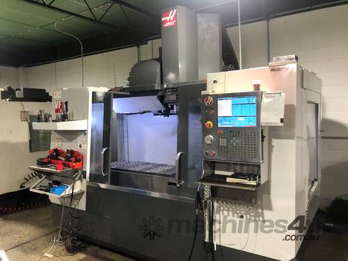 HAAS VF4 with HRT210 4th Axis Rotary Table