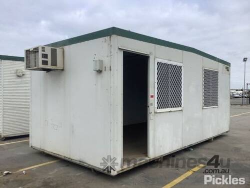 Site Office 6m x 3m 
Dimensions: 6m x 3m, Shelving, A/C Cavity, Power Sockets, Lighting, Security Wi