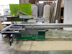 Altendorf F45 standard panel saw and twin bag dust extractor - picture0' - Click to enlarge