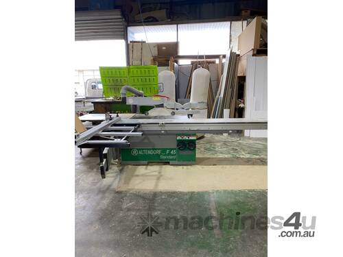 Altendorf F45 standard panel saw and twin bag dust extractor