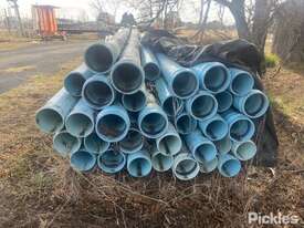 Blue Brute 150mm Watermain Pipe 34 Length's approximately. Please Note UPVC Has Been Exposed To The  - picture0' - Click to enlarge