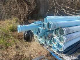 Blue Brute 150mm Watermain Pipe 34 Length's approximately. Please Note UPVC Has Been Exposed To The  - picture1' - Click to enlarge