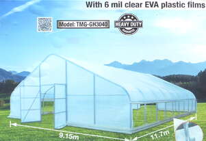Huge 9.15m x 11.7m (107m2) Greenhouse Tunnel Building Grow Tent