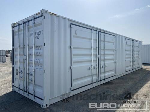 Unused 40' High Cube Multi 2 Door Container