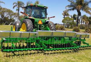 Hydraulic Folding Agrivator AV600H 6m Galvanised with Spring Tine Harrows *AUSTRALIAN MADE*