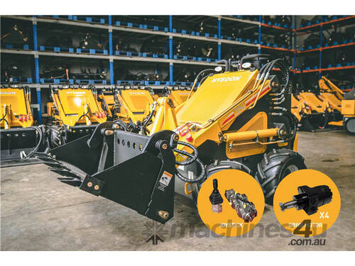 caption HY380 Mini Loader (Joystick + Drive Motor x4) READY TO DELIVER