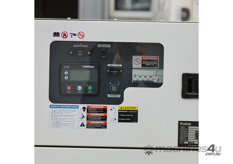 caption GOGOPOWER - PERKINS 17kVA Diesel Generator 415V